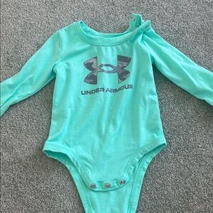 Under Armour Teal Long Sleeve Bodysuit